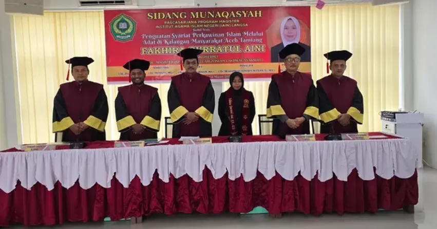 Mahasiswi Prodi HKI Pascasarjana IAIN Langsa Lulus Tanpa Tesis