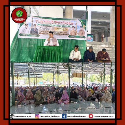 Wadir Pascasarjana Jadi Pemateri Kajian di Masjid Agung Darul Falah Kota Langsa