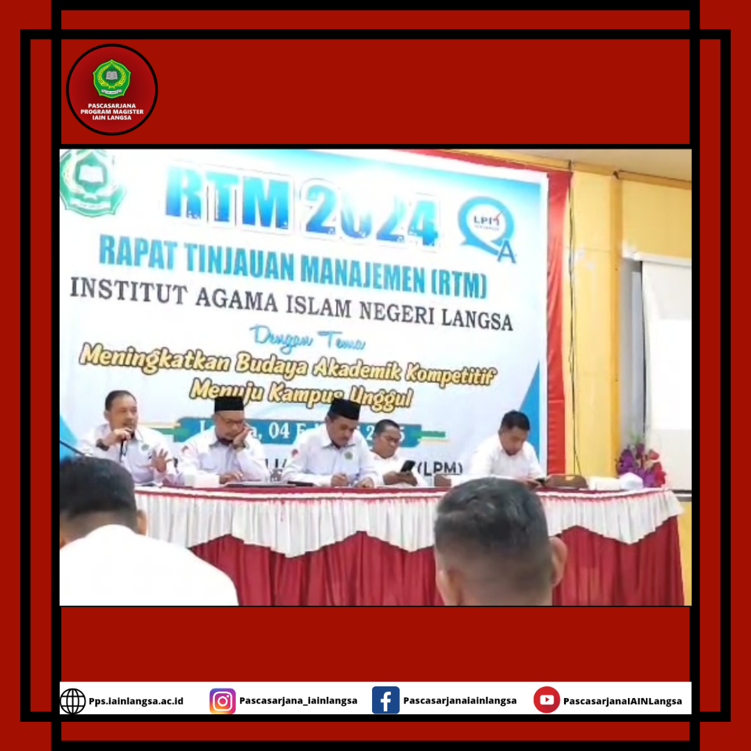 Pascasarjana IAIN Langsa Hadiri RTM IAIN Langsa Tahun 2024