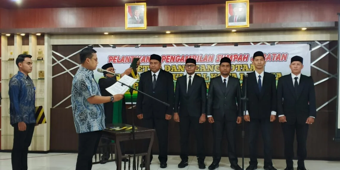 Alumni Pascasarjana Program Magister IAIN Langsa Resmi Dilantik Sebagai Komisioner Baitul Mal Kota Langsa