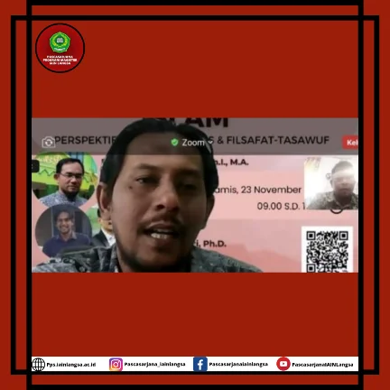 Prodi PAI Pascasarjana IAIN Langsa Adakan Seminar Berbasis Webinar