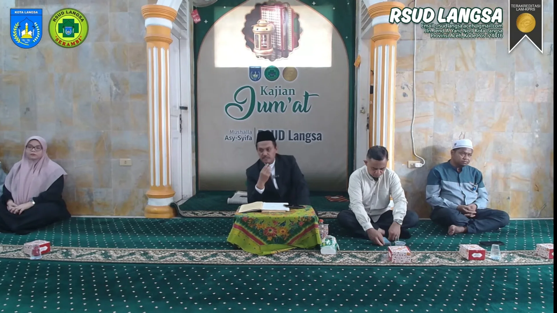 Direktur Pascasarjana IAIN Langsa Beri Kajian Jumat di RSUD Langsa